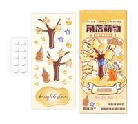 3D Sticker Scene,3D Cute Stackable Decorative Kids Decals - Party Favors Stickers | for Textbooks Pencil Cases Tablets Water Cups Preschool Classroom Reward Party Craft Decorating