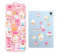3D Sticker | Soft Animals Decal for Stationery - Stickers for Scrapbooking, For Adults, Parties, Gifts, School, Phone, Luggage, Water Bottle, Computer