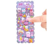 3D Stickers - 3D Cartoon Funny Reusable Decals | Toddler Animal Bubble Stickers - for Home Party Classroom Journal Crafts Computer Notebook Stationery Birthday