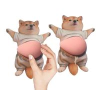 3D Stickers,3D Silicone Squeeze Dog Belly Sticker | Laptop Decals - for Notebook Scrapbook Journal Planner Stationery Laptop Suitcase Water Bottle Kids Adults Classroom Rewards