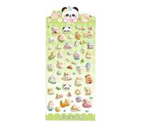 3D Stickers | Cartoon Animals Foam Reward Stickers,Decorative Declas Scrapbooking Decoration for Party Laptop Halloween Christmas Girls Phone School Kids