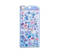 3D Stickers - Creative, Embossed Crystal Children Stickers | Animal Design Cartoon Mini Sticker for Diaries, Notebooks, Pencil Cases, Phone Decorations