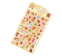 3D Stickers - Cute Bubble Animal Adhesive Decals, Decorative Craft Stickers | Colourful Fun Set for Laptops Party Birthday Classroom Rewards Greeting Cards Scrapbooking DIY Projects, Ideal for Kids