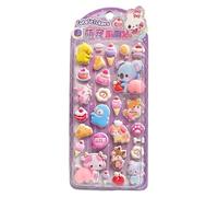 3D Stickers | Cute Reusable Funny Cartoon Decals - Funny Decals Scrapbook Stickers Animals | for Birthday Christmas Party Classroom Scrapbooking Crafts