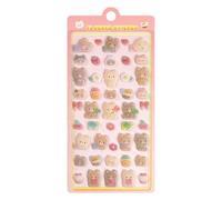 3D Stickers - Decorative Stickers with Cute Cartoon Animals, Raised Texture Design, Strong Adhesive Backing, Colorful Vivid Finish | Journals, Notebooks, Rewards