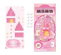 3D Stickers, DIY Stickers Assembled and Glossy - 3D Stackable Stickers | for Miniature Scenes, Phone, Scrapbook, Desk, Water Bottle, Agenda, Notebook,