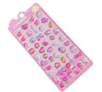 3D Stickers for Children Cute Cartoon Removable Decals Decorative Animal Crafts Adhesive Stickers for Home Party Scrapbooking Crafts Phone Case Computer Notebook