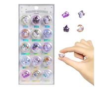 3D Stickers for Kids | Cute 3D Embossed Glitter Candy Drop Stickers | Notebook Decoration Decal, Decoration Sticker for Journalers Artists Teachers Water Bottle School Projects