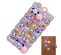 3D Stickers for Kids, Embossed Cartoon Decals, Medium Size Assorted Kitten Motif with Fun Texture, Scrapbooking Accessory, Journal Gear with Colorful Design, Sticker Tool for Boys Girls