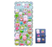 3D Stickers For | PVC Funny Reusable Removable | Decorative Animals Craft Decals | For Party Classroom Birthday Christmas Home Scrapbooking Journal Leisure