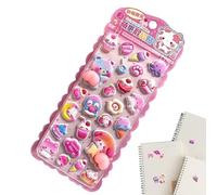 3D Stickers for | Reusable Removable Funny Cartoon Funny Decals Scrapbook Stickers Animals - For Creative Notebook Phone Case Birthday