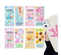 3D Stickers for Scrapbooking Album, 4 Sheets of Stacking Decals with Craft Scenes, 3D Sticker, Stacking Stickers for Desk, Home and Workplace Decoration