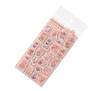 3D Stickers, Funny Cartoon Animal Decorations - Felt Phone Stickers | For Crafts Classroom Diary Planner Phone Students Party Birthday