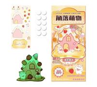 3D Stickers - Glow Decorative Cartoon Decals,Stackable 3D Crystal Stickers,for Miniature Scene, Phone Case Laptop Notebook Journaling Scrapbook Desktop