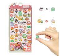 3D Stickers - Paper PVC Epoxy Resin 9x20cm | Embossed Crystal Account Decals | Japanese Style Food Sushi Laptop Sticker | Cute Decorative Stickers For Laptops, Notebooks, Scrapbooks And DIY Craft Proj