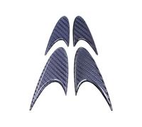 3D Stickers Racing Wings, Carbon Look