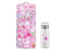 3D Stickers | Self-Adhesive Animal Decals,3D Tiny Relief Stickers | for Notebook Scrapbooking Camera Planners Journals Laptops Phone Cases Water Bottle