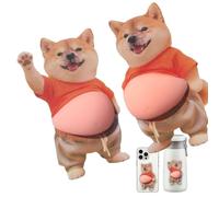 3D Stickers - Squeezable Silicone 3D Dog Belly Stickers - Laptop Decals - for Phone Case Notebook Scrapbook Journal Planner Stationery Laptop Suitcase Water Bottle Kids Adults Party Favors