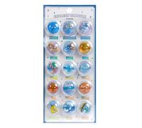 3D Stickers, Wide Range of Uses, 1 Sheet, Cute 3D Embossed Glitter Stickers, DIY Scrapbooking Supplies, Easy to Use, for Collectors, Designers, Scrapbooking, Journaling, Laptop and Card Making