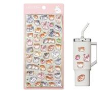 3D Stickers with Animals | Laptop Stickers - for Children Class Diary School Agenda Scrapbook Diary Suitcase Phone Case