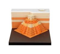 3D Sticky Notes, Calendar,This is A Hand Torn Paper Sculpture Artwork(Oranje)