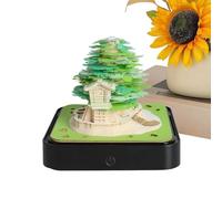 3D Sticky Notes Desktop Art Tree House Design