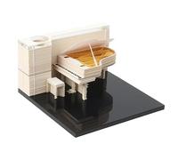 3D Sticky Notes Piano Notepads, 150 Sheets Memo Pads, Music Art 3D Notepad, 3D Notepad for Child/Lover/Friends/Wife/Student Gifts (White)