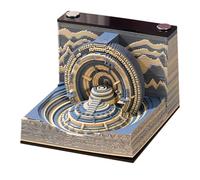 3D Sticky Notes,Tear-Away Non-Stick Post Notes,180 Sheets Creative Paper 3D Artsy Pads,DIY Paper Carving Art 3D Note Pad Desktop Decor,3D Memo Pad,3D Notepad for School Home Office