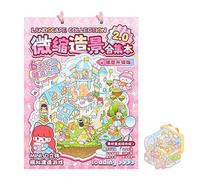 3D Sticky Plates Scene | Cute Landscape Do It Yourself Cute Decoration | 3D Stickers Miniature Scene Book | For Kids Scrapbooking Notebook Diary Art Projects Home School Classroom