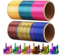 3D Stift Filament PLA, 30 Farben 492ft - 3D Pen PLA Filament 1,75mm, 3D Stift Farben Set, 3D Stift Zubehör Filament für 3D Druck Stift, ohne 3D-Stift (6 Tri-Colors)