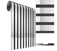 3D Strip Mirror Peel and Stick Wall Panels 6mm Thick Silver Mirror Reflection Effect Self Adhesive Wall Panels Waterproof Soundproof Stick On Wall Paper for Living Room Bedroom Kitchen, 300x40cm