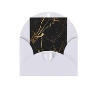3d Stylish Gold Marbling Texture Printing Holiday Love Buckle Pearl Paper Envelopes Greeting Vertical Thinking Of You Cards 6 X 4 Inch