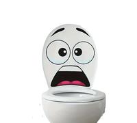3D Surprised Face Toilet Decal,Funny Toilet Stickers for Bathroom,Waterproof Toilets Cover Lid Vinyl Decals,Surprised Face Toilets Decal,Funnys Stickers for Bathroom Kids Rooms (1)
