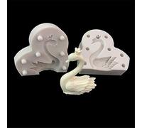 3D Swan Shape Silicone Cake Mold, Handmade Pudding Jelly Dessert Chocolate Sugar Candy Mould,Fondant Cake Baking Mold,Cake Decorating Tool Bakewere Pan, Baking Tray Clay Soap Mold Kitchen Baking Tool