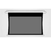 3D Tab-Tensioned Electric In-Ceiling Projector Screen Silver Grey Fabric - Ideal for Home Theater Cinema Experience & Presentations 100" Display Size