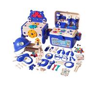 3D Take Apart Toy for Kids Puzzle Constructions Toy for 3 4 5 Years Old Boys Creative Assembly DIY Construction Building Kit Drill Puzzle Play Set with Storage Box