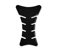3D Tank Protection for Motorcycle, Sport, Glitter Black, 18 CM
