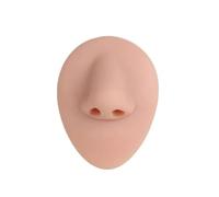 3D Tattoo Ear Nose Lips Tongue Simulation Silicone Practice Skin Beginner Facial Features Fake(Nose)