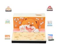 3d Tear Away Calendar, 3d Paper Carved Desktop Ornaments, Calendar Notes, Romantic Artworks, Exquisite And Unique, A Great Gift Choice For Holidays