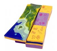3D Tectonic Plates Model, Plate Tectonics Model, Geology Topography Landform Science Models, Plate Structure and Surface Morphology Models for School Teaching Learning Display