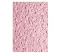 3D Texture Fades Embossing Folder,Hearts Plastic Embossing Folders Template for for Card Making Scrapbooking and Other Paper Crafts,Scrapbooking Paper Craft Album Stamps DIY Decor