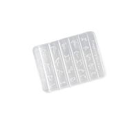 3D Texture Ribbon Shape Nails Art Charms Mold Ribbon Inspired Design for Enthusiasts and Nails Artists Bend Mold