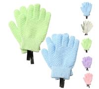3D Textured Five-Finger Exfoliating Bath Gloves (D)