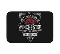 3D The Family Business Winchester Saving People And Hunting Front Floor Door Mats Indoor Supernatural Kitchen Bathroom Carpet Rug-40x60cm