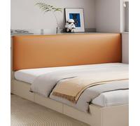 3D Thickened Padded Wall Headboard Wall Panel PU Leather, Peel and Stick Anti-collision Wall Padding, Bedroom Wall Panel, Upholstered Headboard for Bedrooms, Children's Rooms ( Color : Brown , Size :