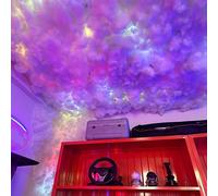 3D Thundercloud LED Light, DIY Cloud Atmosphere Light, Colorful Atmosphere Changing Sync with Music, Led Night Lights, for Gaming Room Bedroom Bar Club Decor