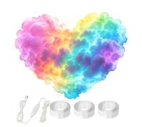 3D Thundercloud LED Light, Multicolor Changing Cloud Strip Light, Thundercloud Wall Lamp, DIY Creative Lamp for Bedroom Gaming Room Party
