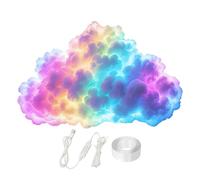 3D Thundercloud LED Light Music Multicolor Changing Cloud Night Light USB Atmosphere Creative Lamp Wall Ceiling Lights for Bedroom Gaming Room Party