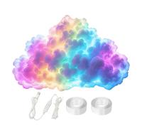 3D Thundercloud LED Lights Music Multicolor Cloud Light Bedroom Wall Lamp Decoration Atmosphere DIY Creative Lamp Wall Ceiling Night Light for Bedroom Gaming Room Party