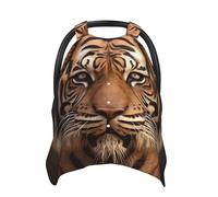 3D Tiger Head Baby Car Seat Canopy Cover, Multi Use Breathable Nursing Breastfeeding Covers for Mom Soft Stroller Sun Shade Newborn Shower Gift